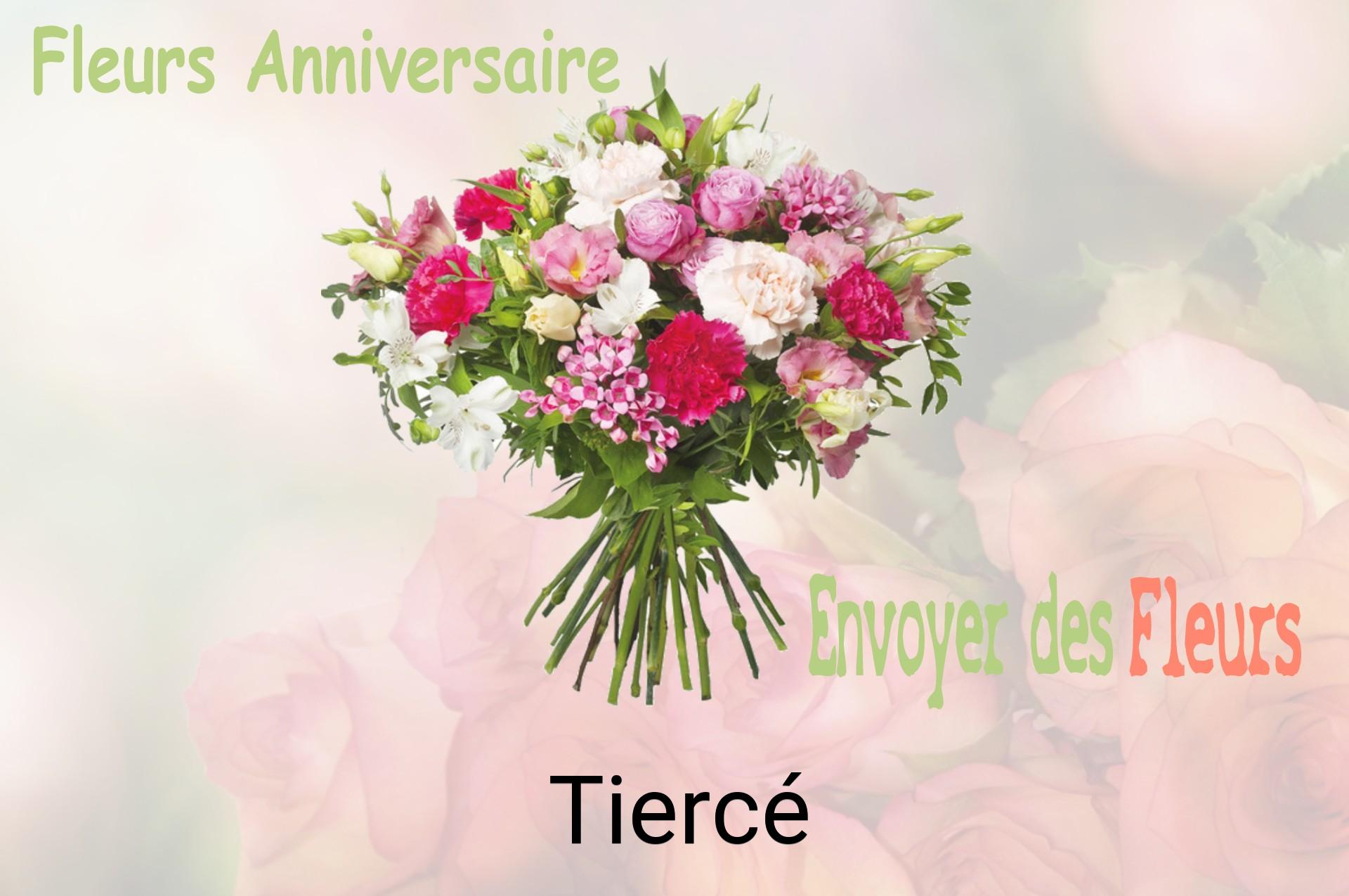Bouquet de fleurs d’anniversaire livré à Tiercé